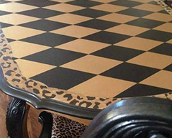 Metallic Paint Collection | Harlequin Table | by Southside Furniture Revival