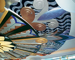 Exterior Metallic Paint | Casino Ceiling