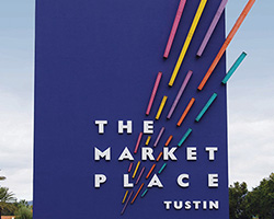 Theme Paint | The Market Place Signage | Irvine, California