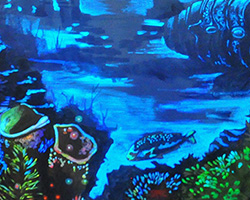 Wildfire | Mural | by Alfred Galvez