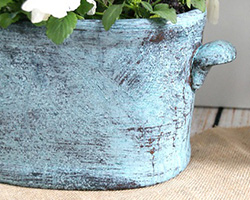 Metal Effects | Blue Patina Finish | by Canary Street Crafts