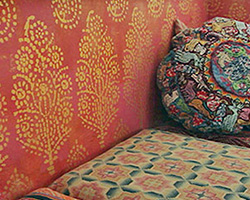 Satin Metallic | Pharaoh&#39;s Gold | by Cynthia Davis and Rena Paris of Wallternatives