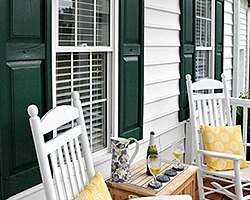 Front Door Paint | Natural | Shutters | by A Sweet Berry