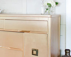 Satin Metallic | Iridescent Gold | by Apartment Therapy