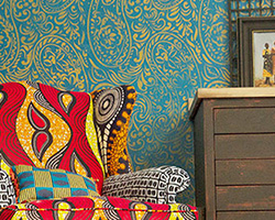 Satin Metallic | Gold Rush | by Cynthia Davis and Rena Paris of Wallternatives