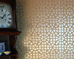 Satin Metallic | Silver + Champagne | by Cynthia Davis and Rena Paris of Wallternatives